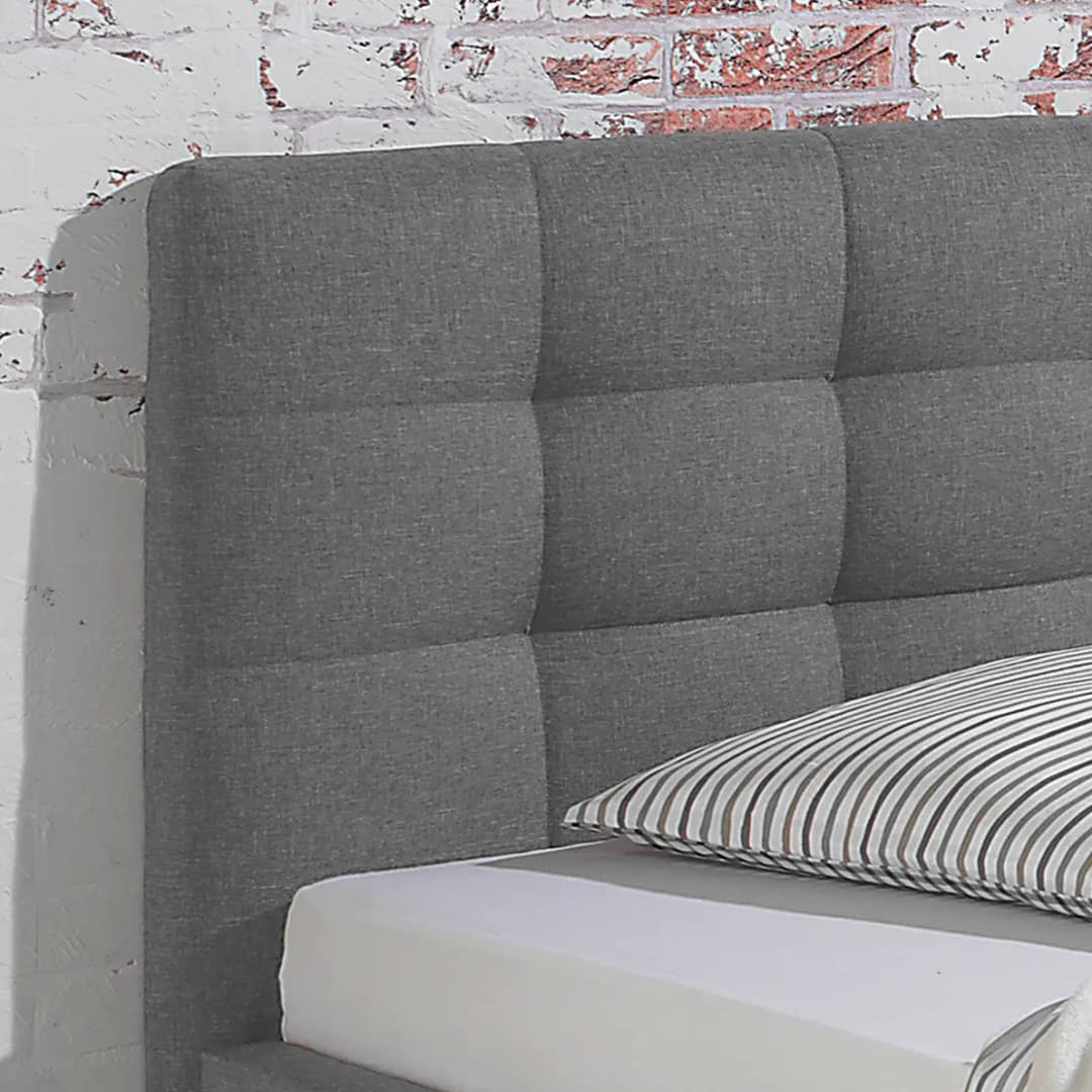 Polsterbett Stensborg | Grau