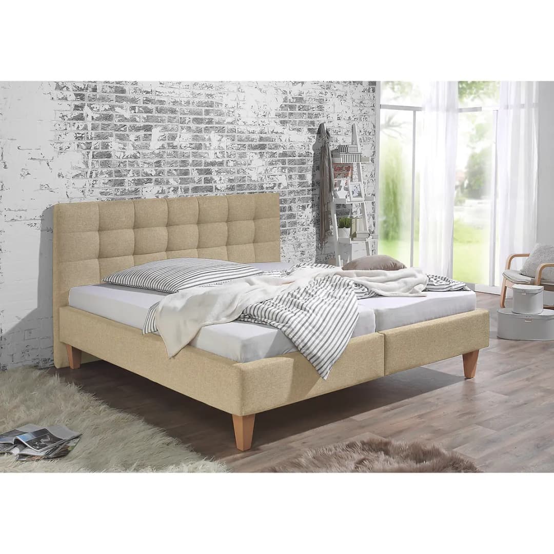 Polsterbett Stensborg 160 x 200cm | Beige