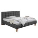 Polsterbett Stensborg 200 x 200cm | Grau