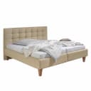 Polsterbett Stensborg 180 x 200cm Strukturstoff Beige | Beige