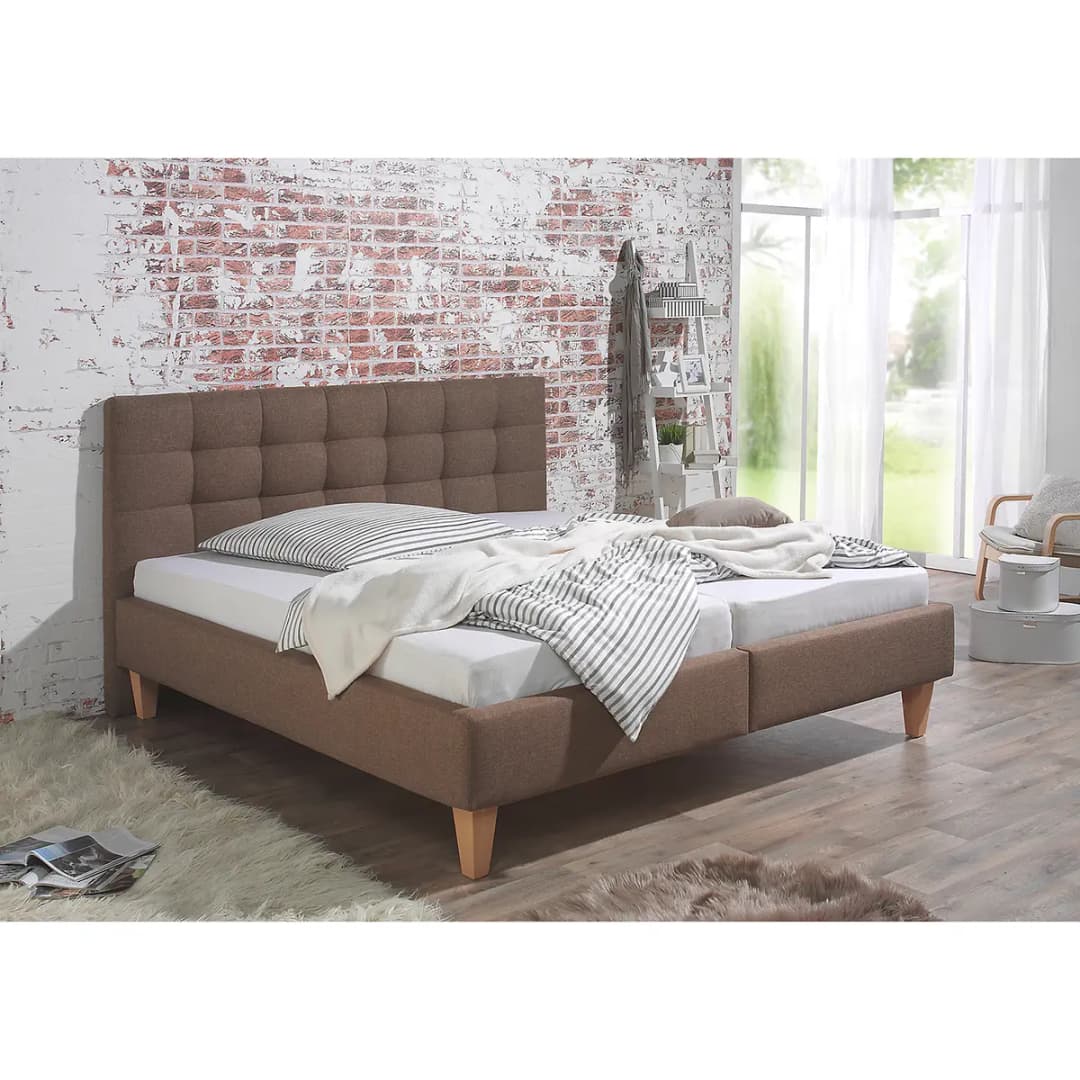 Polsterbett Stensborg | Braun
