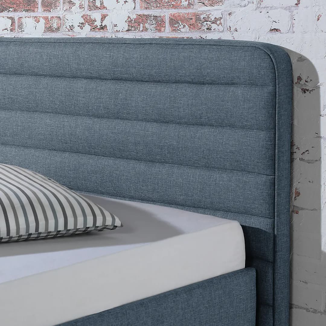 Polsterbett Vitaby | Blau