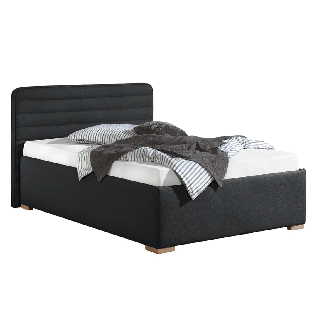 Polsterbett Vitaby | Grau