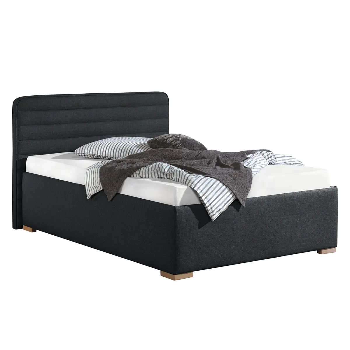 Polsterbett Vitaby | Grau