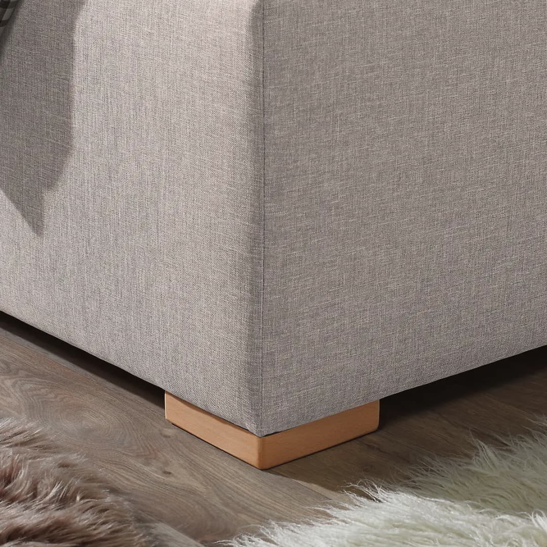 Polsterbett Vitaby | Beige