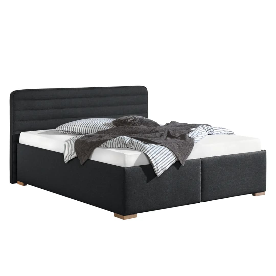 Polsterbett Vitaby 160 x 200cm | Grau