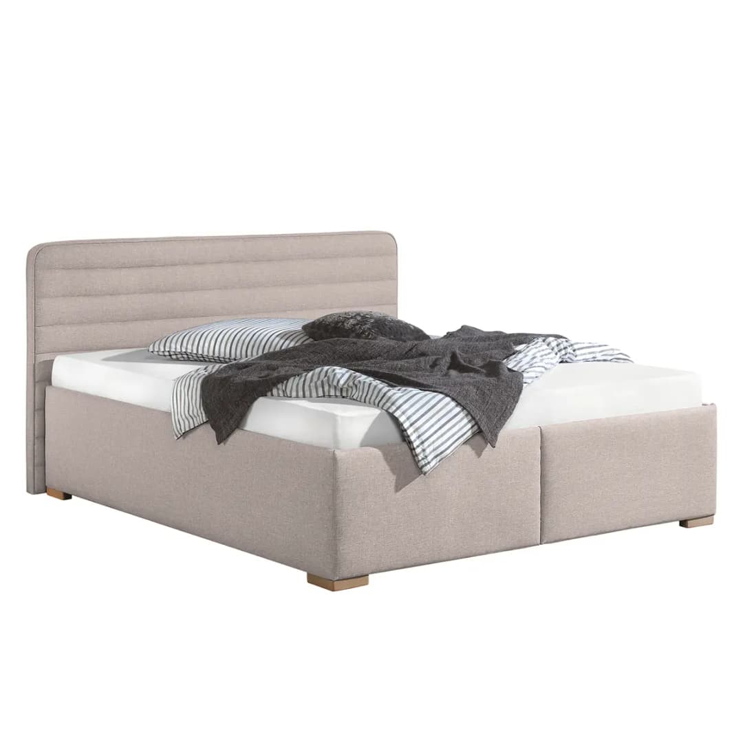 Polsterbett Vitaby | Beige