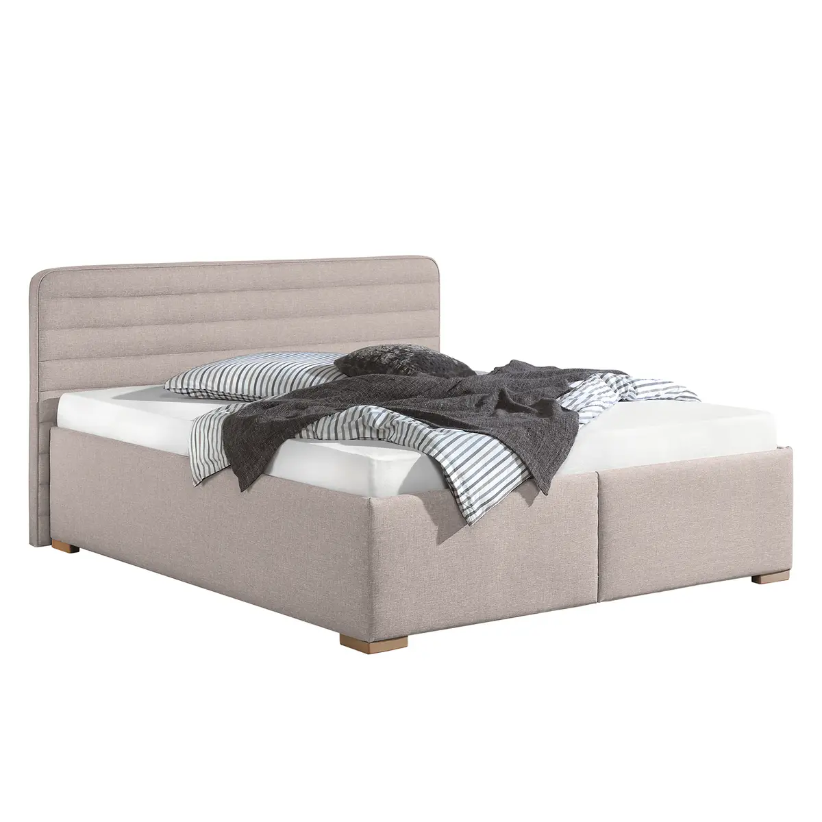 Polsterbett Vitaby | Beige