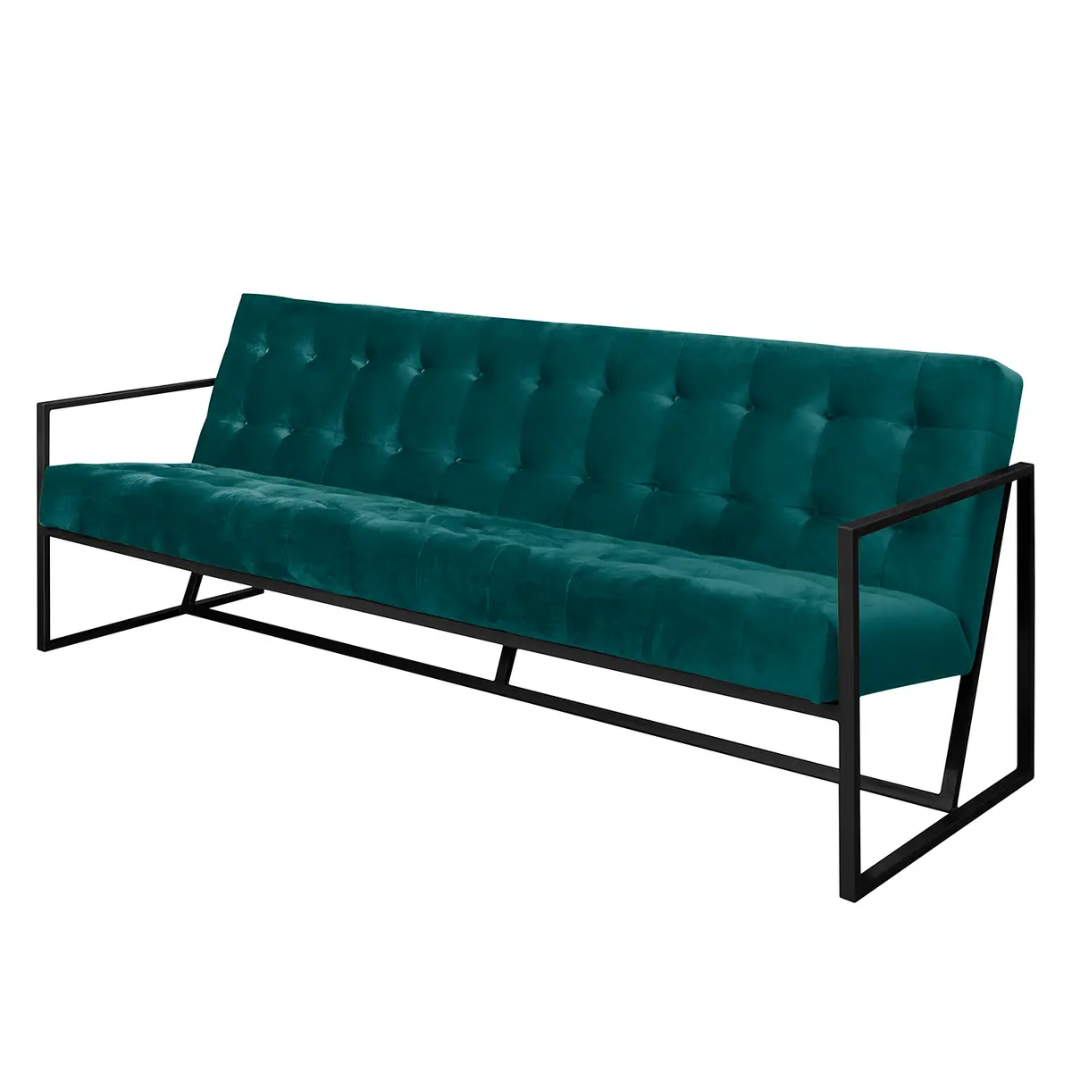Polstergarnitur I Blau/Petrol Webstoff Glamour | Blau
