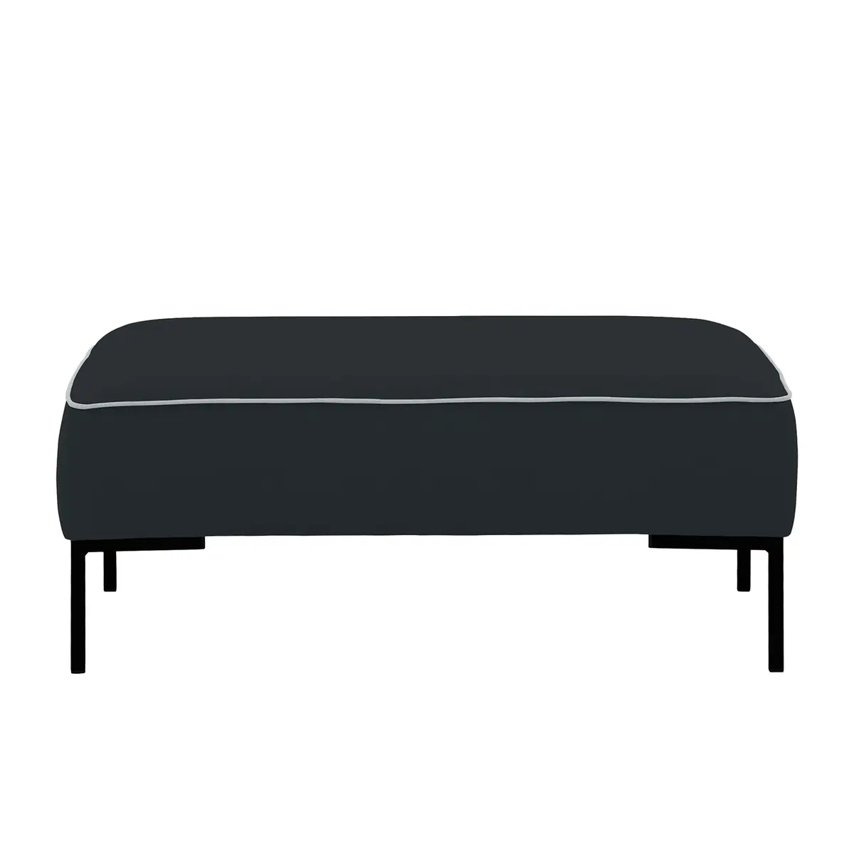 Polsterhocker Duo | Grau
