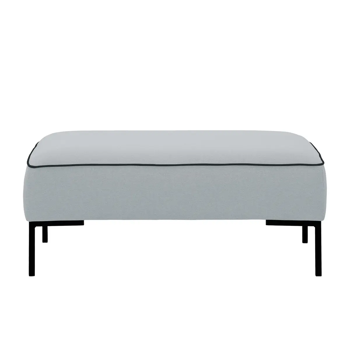 Polsterhocker Duo | Grau