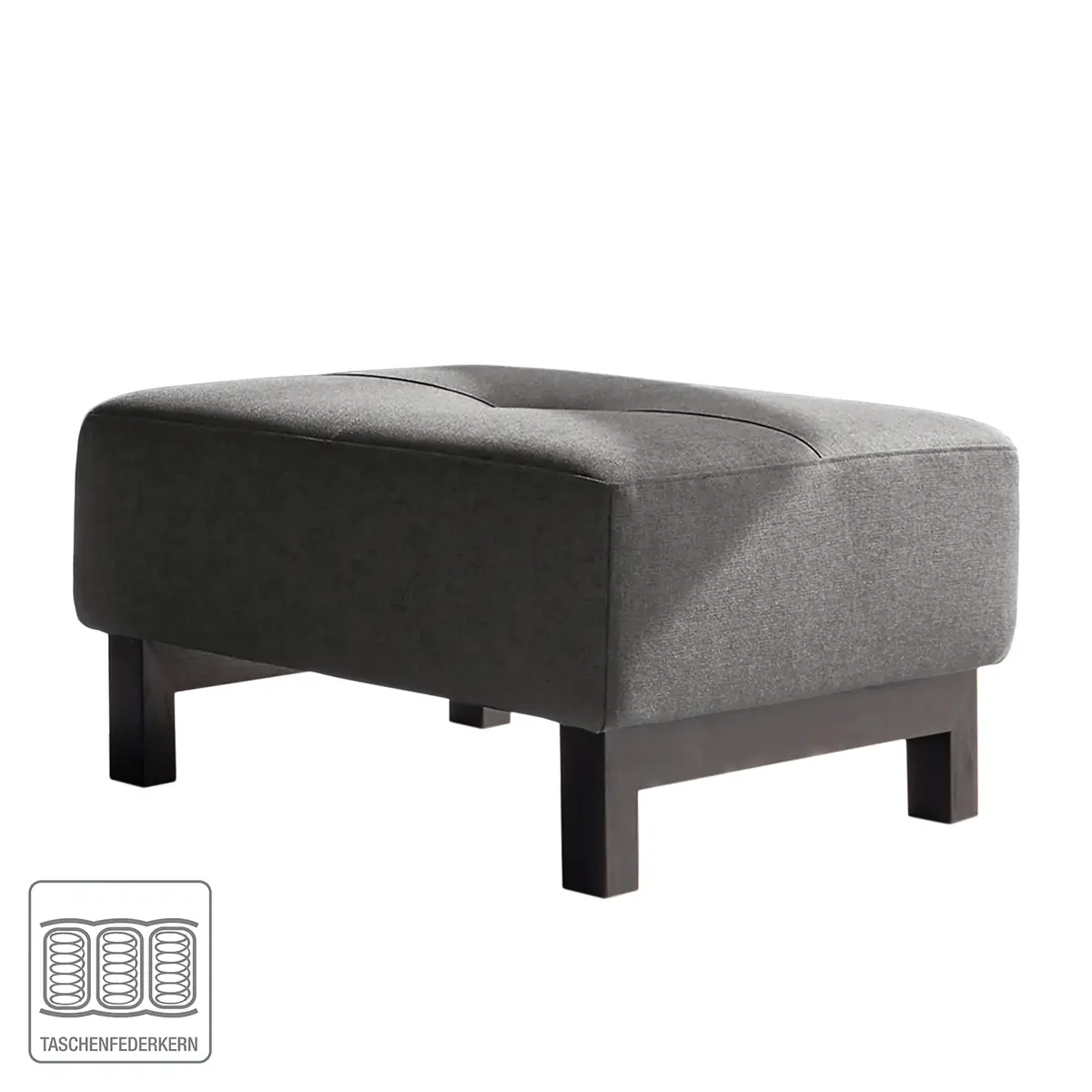 Polsterhocker Bifrost | Grau