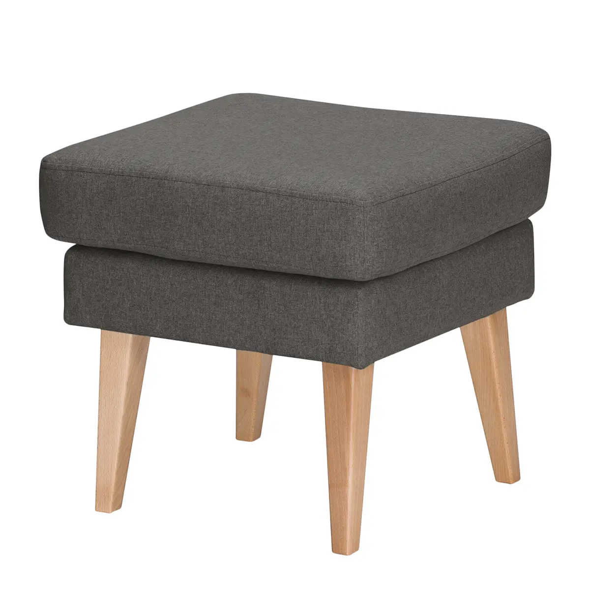 Polsterhocker Filz | Grau