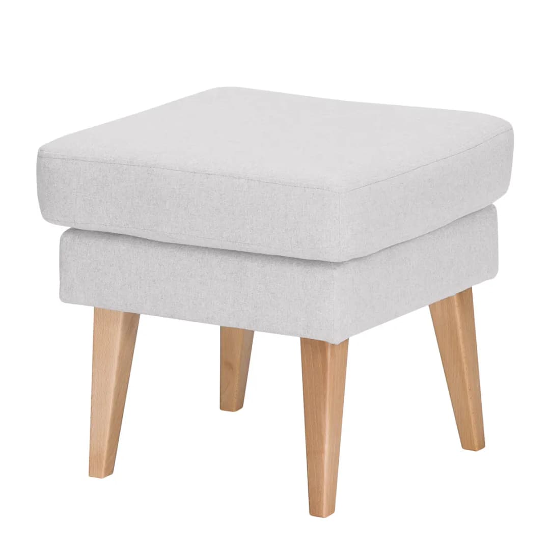 Polsterhocker Filz | Grau