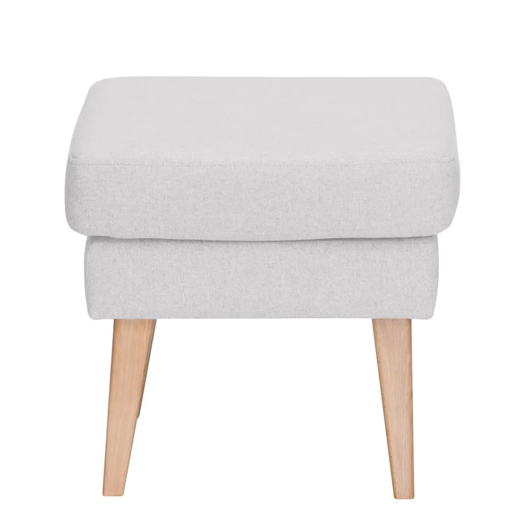 Polsterhocker Filz | Grau