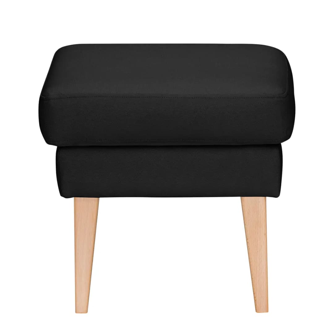 Polsterhocker | Grau