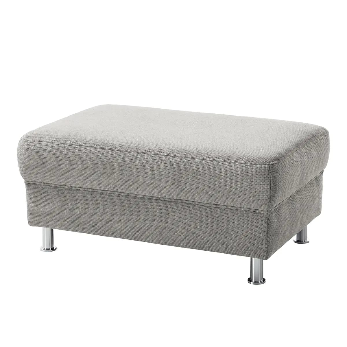 Polsterhocker Calang | Grau