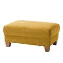 Polsterhocker Webstoff | Gelb