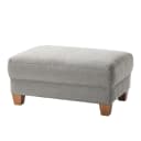 Polsterhocker Webstoff | Grau