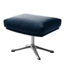 Hocker mit Kreuzfuß | Blau