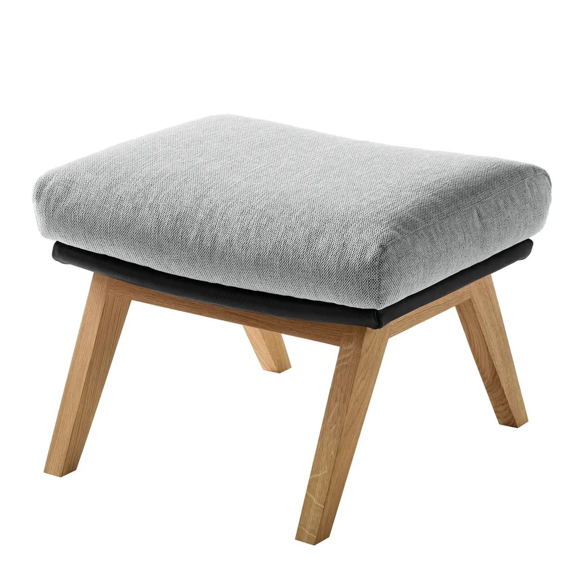 Hocker mit Holzfüßen | Mehrfarbig