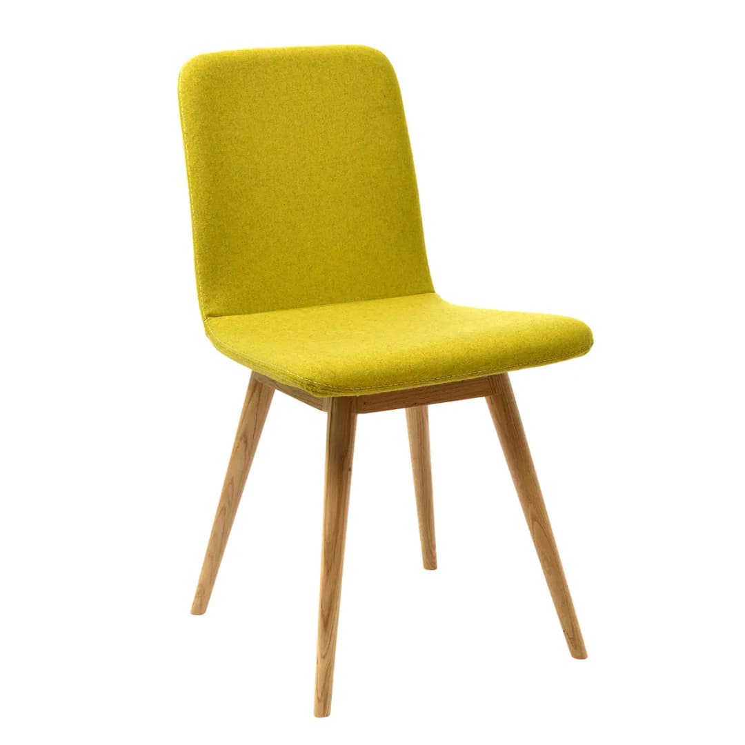 Polsterstuhl 2er-Set | Gelb
