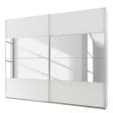 Schwebetürenschrank Quadra | Weiß