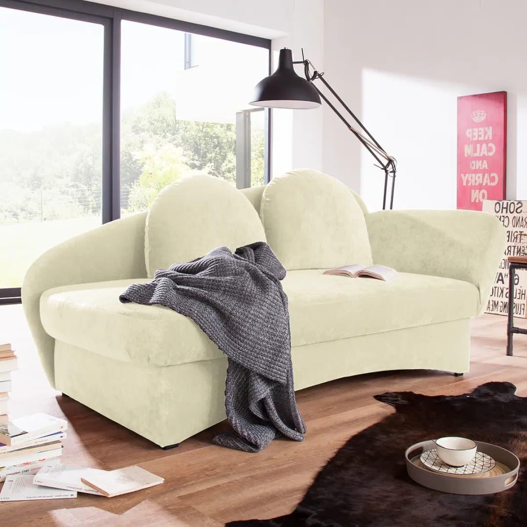Recamiere Velours | Beige