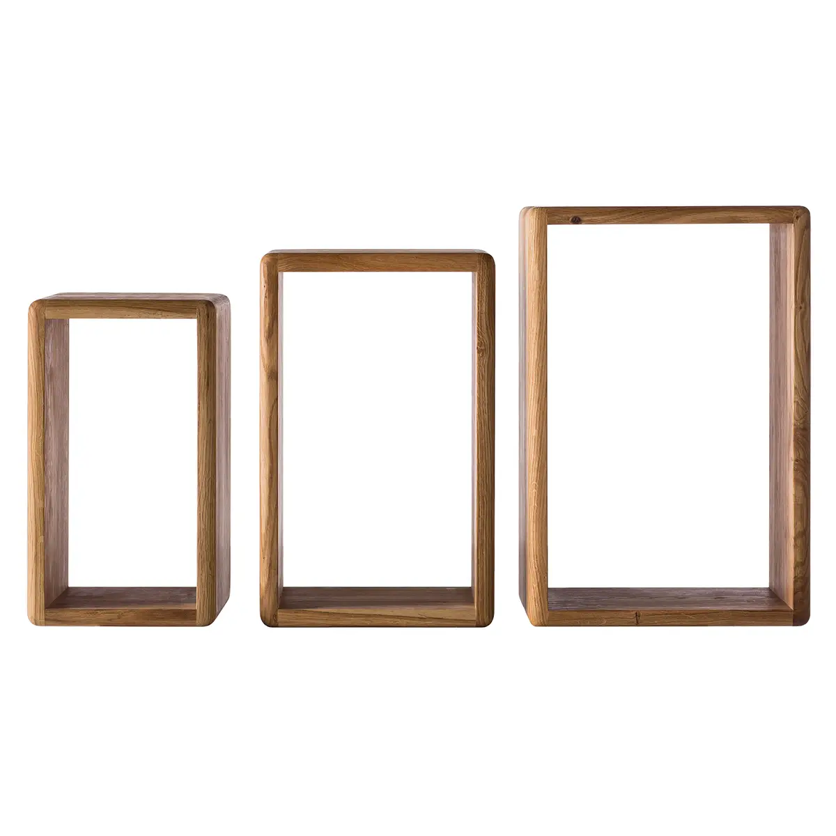 Wandregal Anamur 3er-Set | Braun