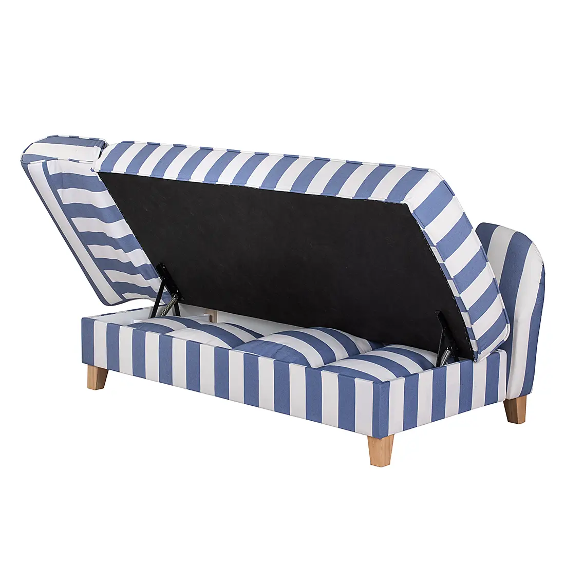 Recamiere I Webstoff Blau/Blau | Blau