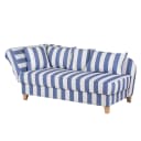 Recamiere I Webstoff Blau/Blau | Blau