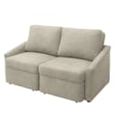 Boxspring-Schlafsofa Befasy | Beige