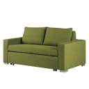 Schlafsofa Basic Grün/Grün Stoff Doran 173cm mit | Grün