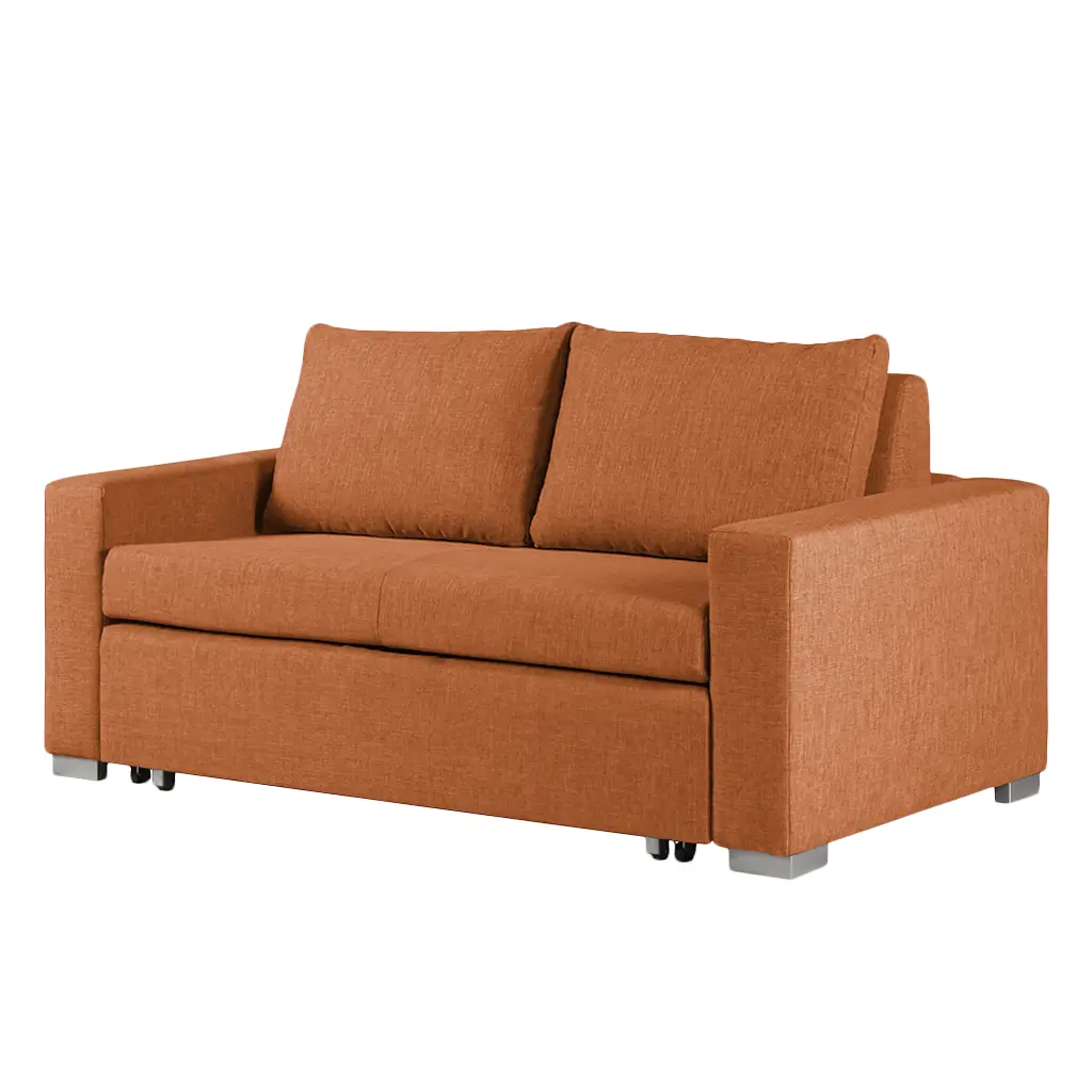 Schlafsofa Basic Orange/Orange Stoff Doran 173cm | Orange