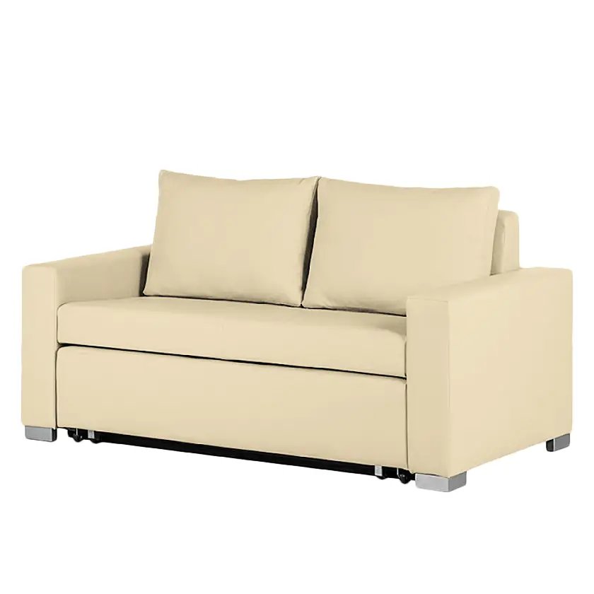 Schlafsofa Basic Beige/Beige Kunstleder Koda 153cm | Beige