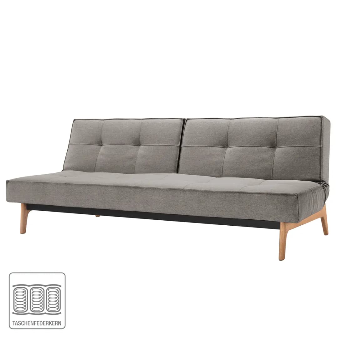 Schlafsofa Eik | Grau