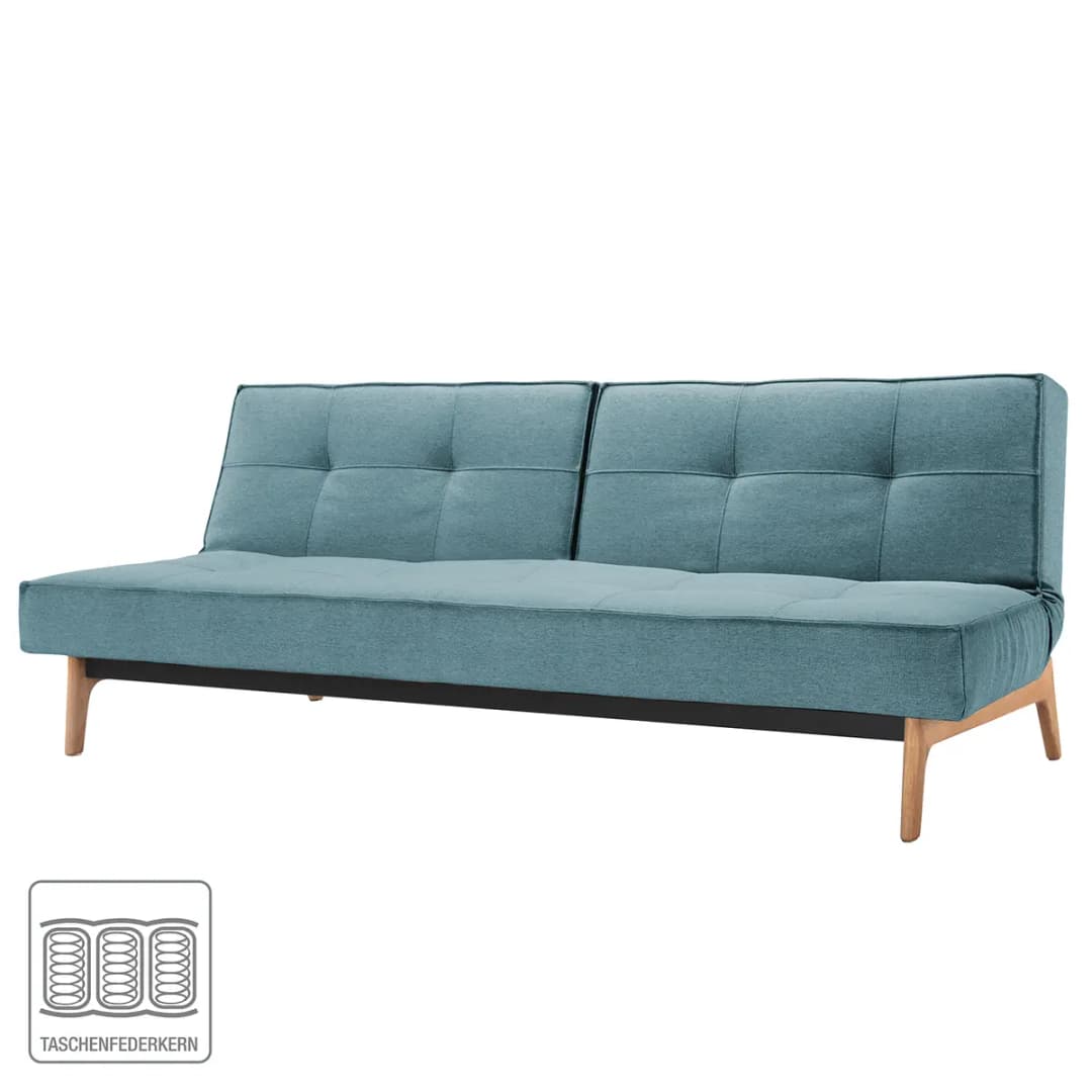 Schlafsofa Eik Webstoff Blau Stoff Mixed Dance | Blau
