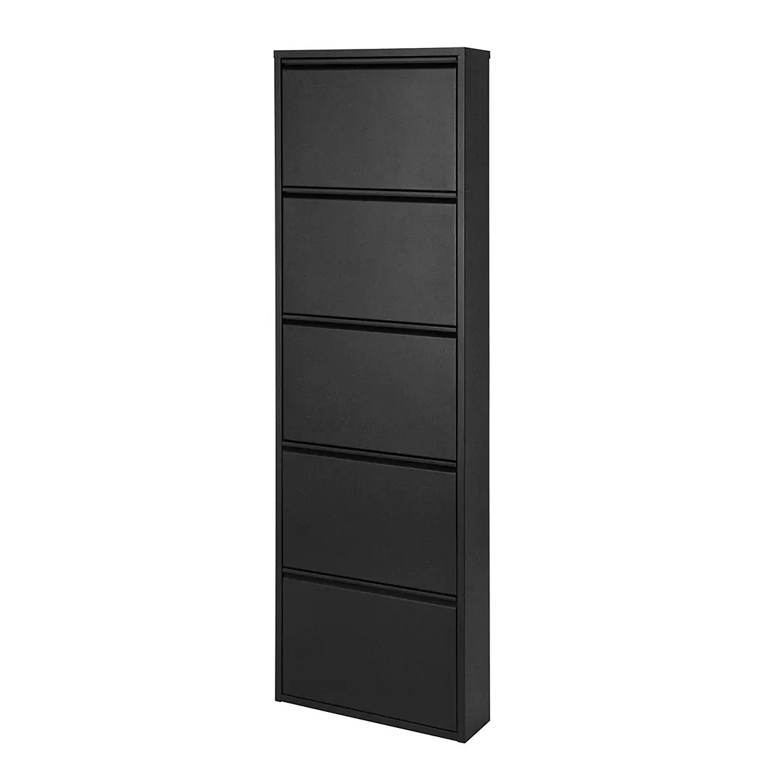 Schuhkipper Cabinet 174cm Schwarz | Schwarz