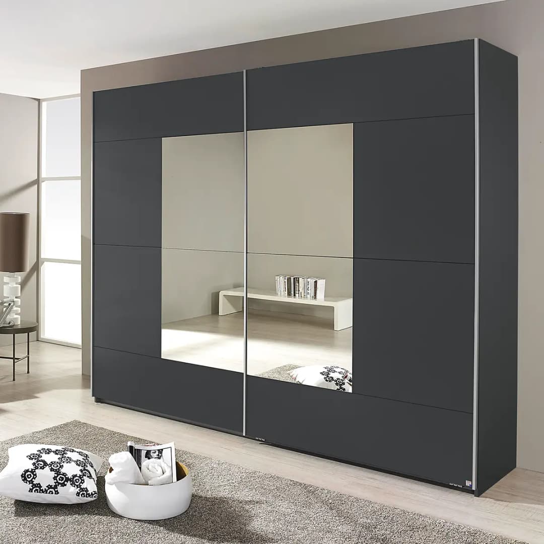 Schwebetürenschrank Crato | Mehrfarbig