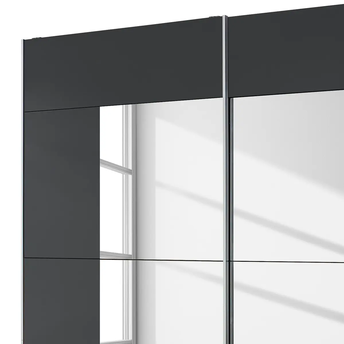 Schwebetürenschrank Crato | Mehrfarbig