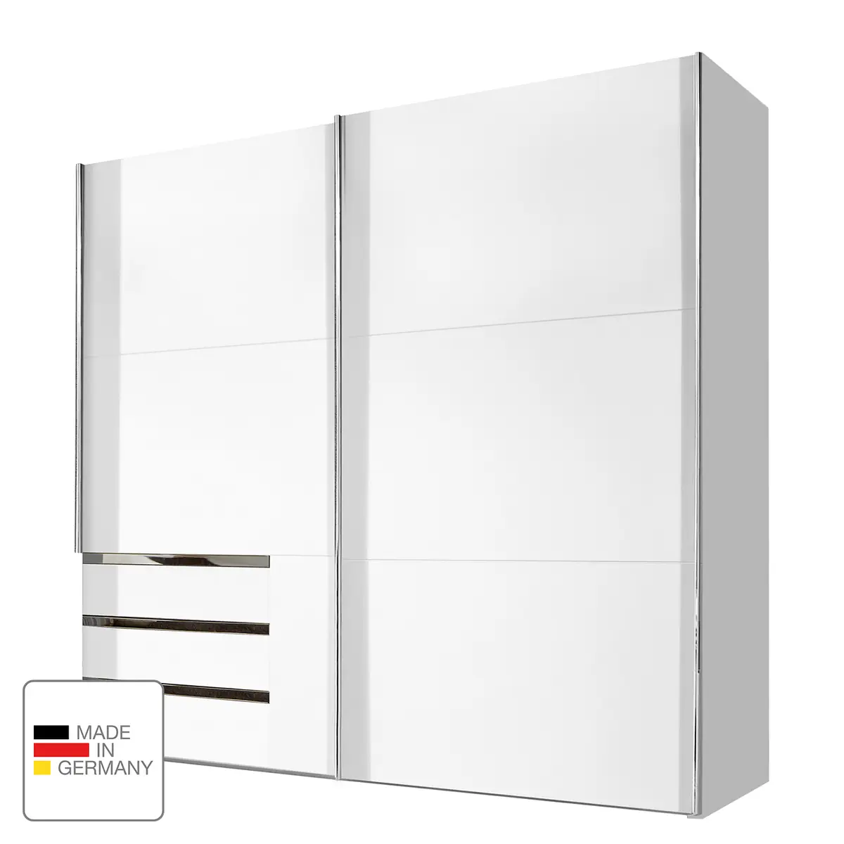 Schwebetürenschrank level 36A | Weiß