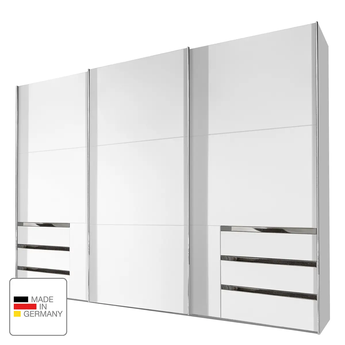 Schwebetürenschrank level 36A | Weiß