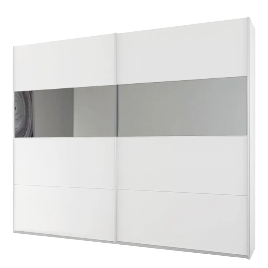 Schwebetürenschrank III | Weiß
