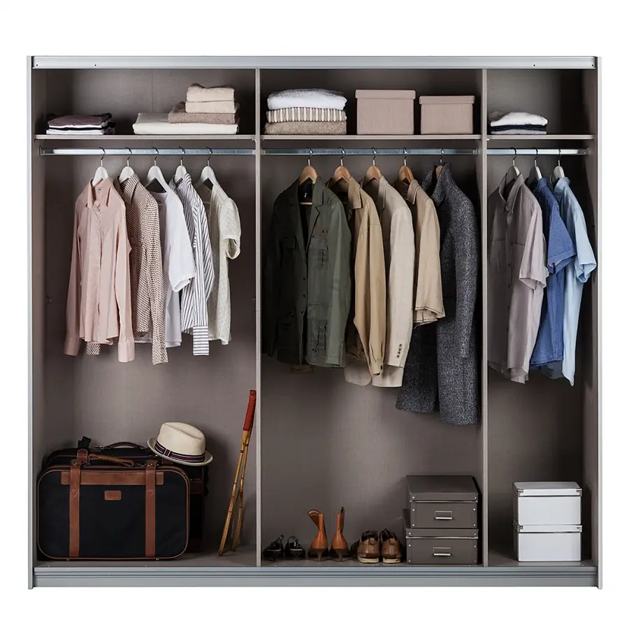 Schwebetürenschrank | Mehrfarbig
