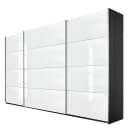 Schwebetürenschrank | Grau