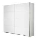 Schwebetürenschrank II 181 x 210cm Weiß/Alpinweiß | Weiß