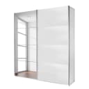 Schwebetürenschrank Spiegel | Weiß