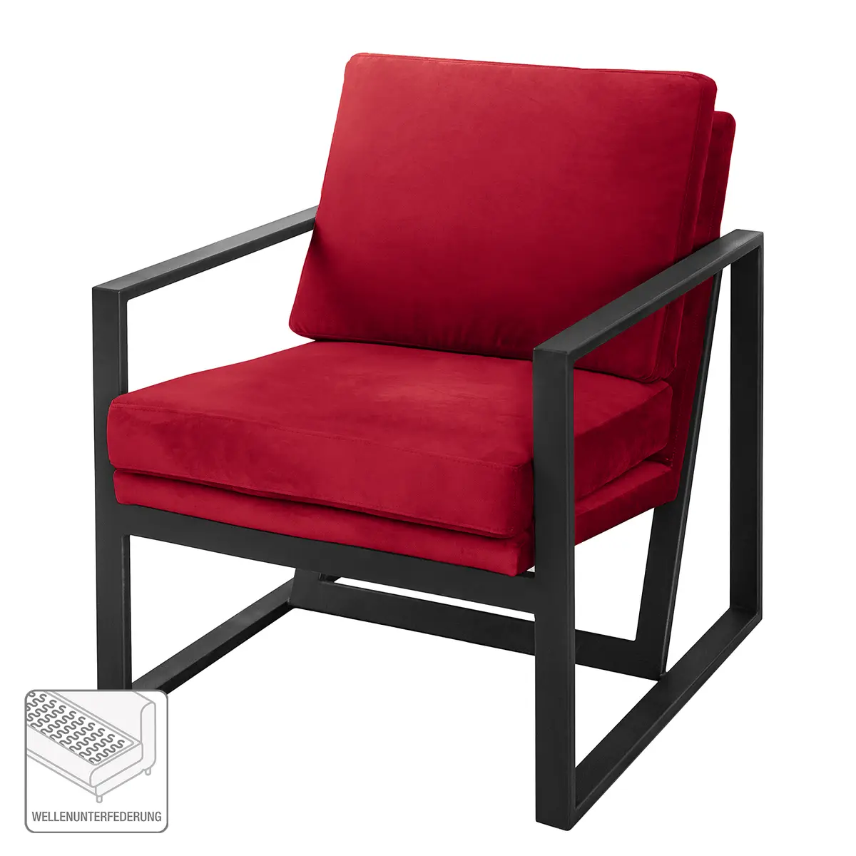Sessel Brock II | Rot
