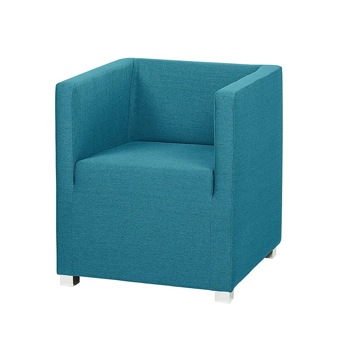 Cocktailsessel Türkis Webstoff Baca | Türkis