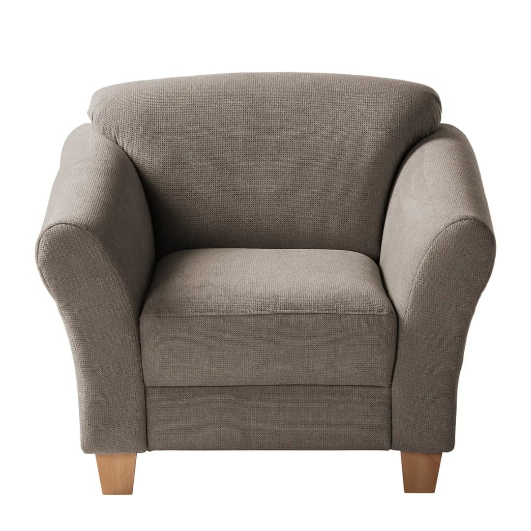 Sessel Webstoff Braun/Cubanit | Braun